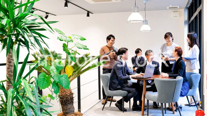 ストックフォト撮影現場