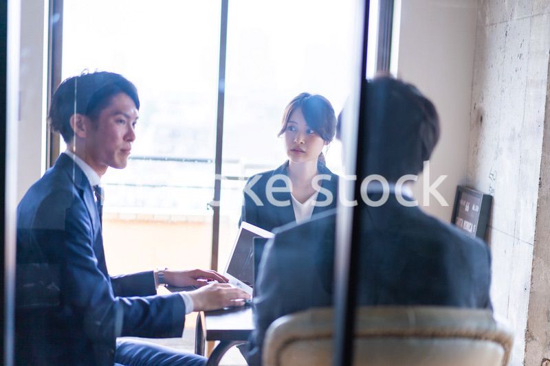 会議をするビジネスパーソン