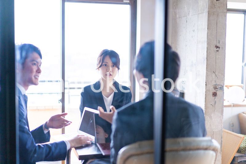 会議をするビジネスパーソン