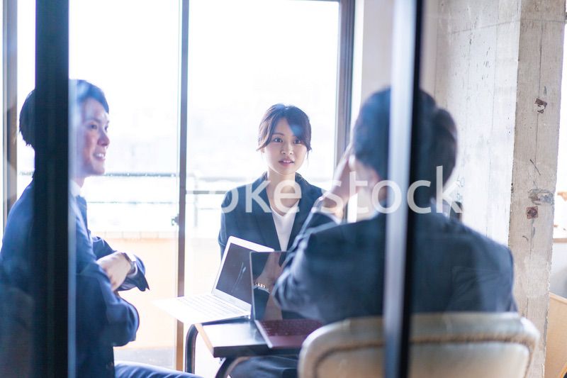 会議をするビジネスパーソン