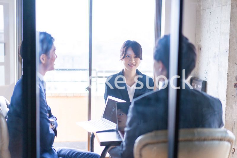 会議をするビジネスパーソン