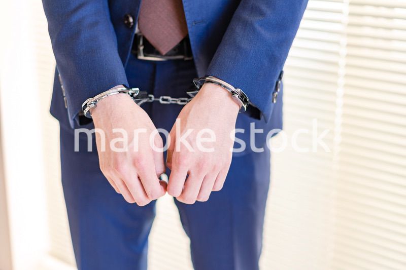 逮捕されたビジネスマン