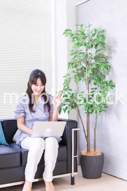 オフィスで仕事をする経営者の女性