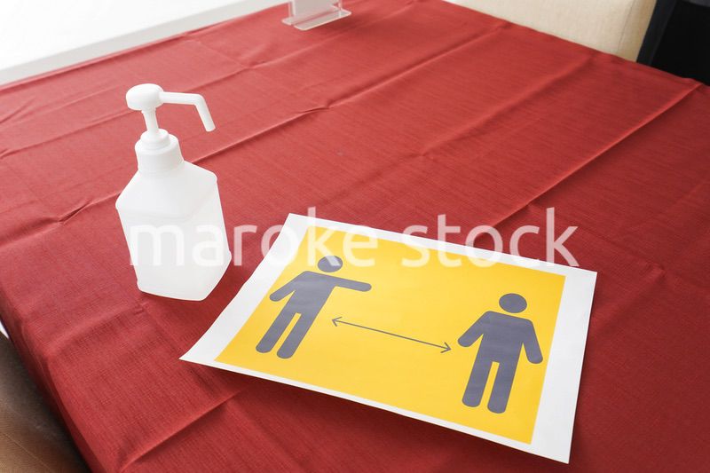 新型コロナウイルスレストランイメージ