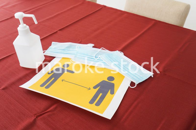 新型コロナウイルスレストランイメージ