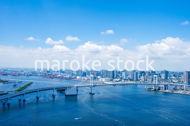 東京都心部 ヘリコプター空撮写真