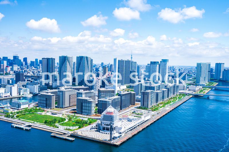 選手村・空撮写真