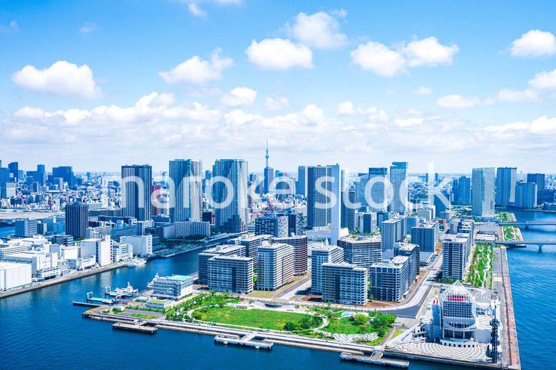 選手村・空撮写真