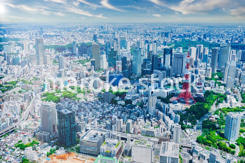 東京 都心部空撮写真