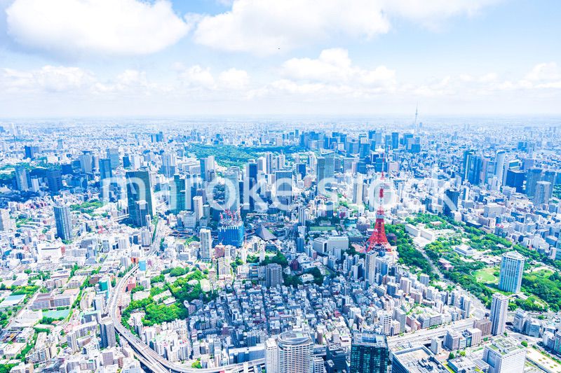東京タワー・空撮写真