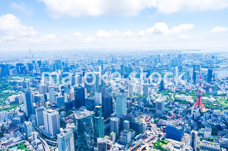 東京タワー・空撮写真