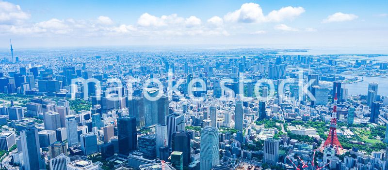 東京 都心部空撮写真