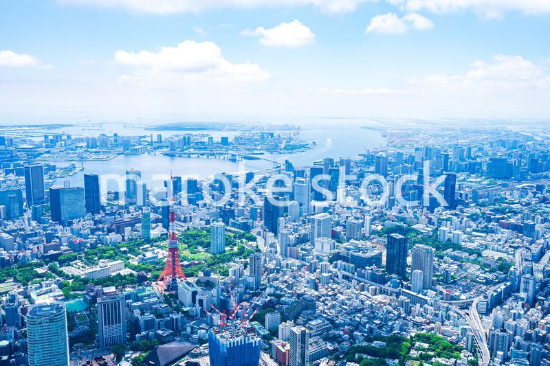 東京タワー・空撮写真