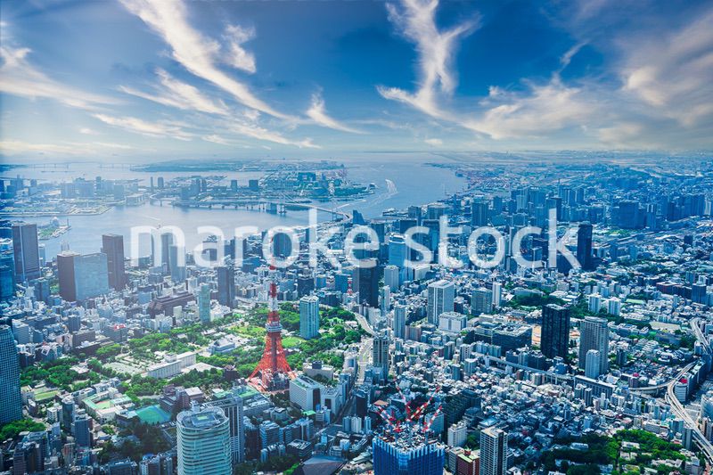 東京 都心部空撮写真