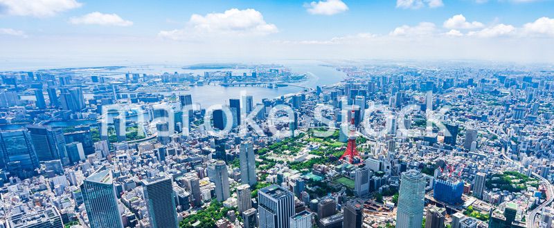 東京 都心部空撮写真