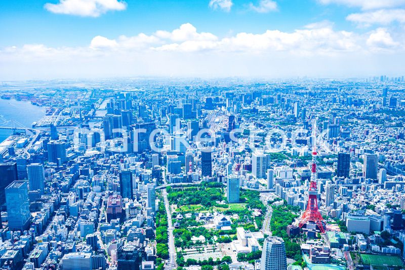 東京タワー・空撮写真