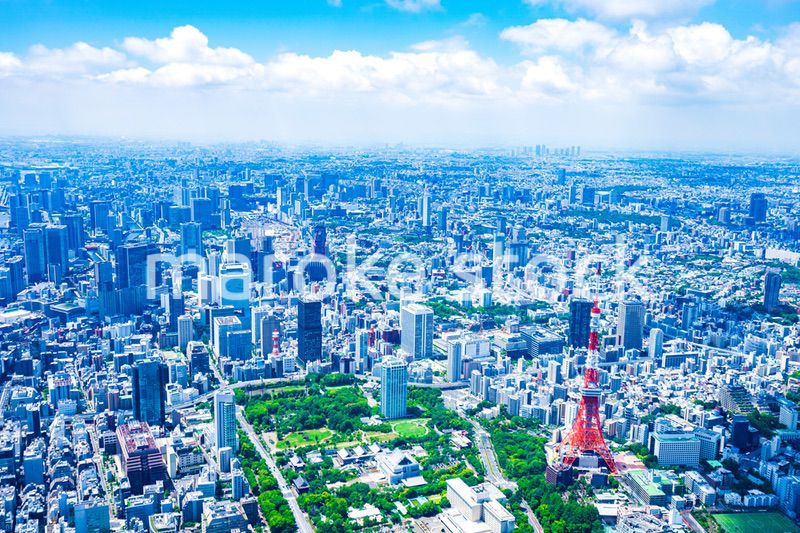 東京タワー・空撮写真