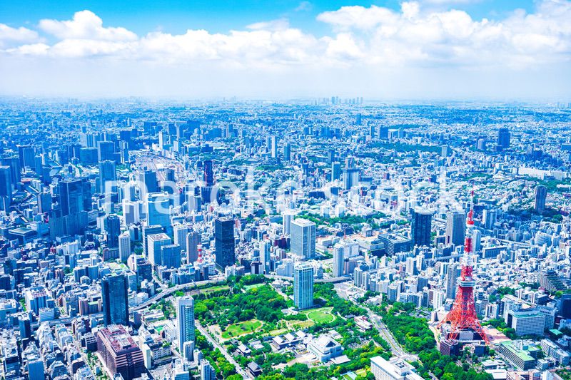 東京タワー・空撮写真