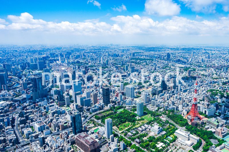 東京 都心部空撮写真