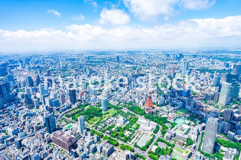 東京タワー・空撮写真