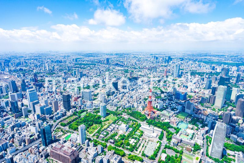 東京タワー・空撮写真