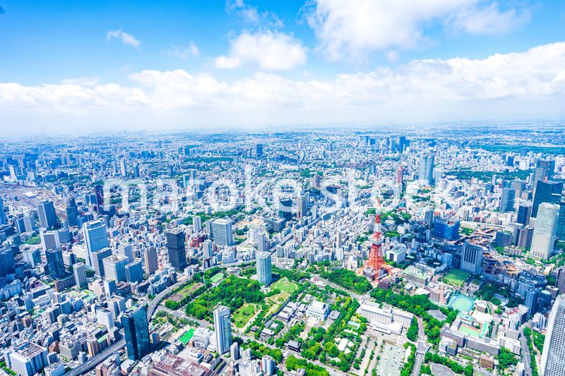 東京タワー・空撮写真