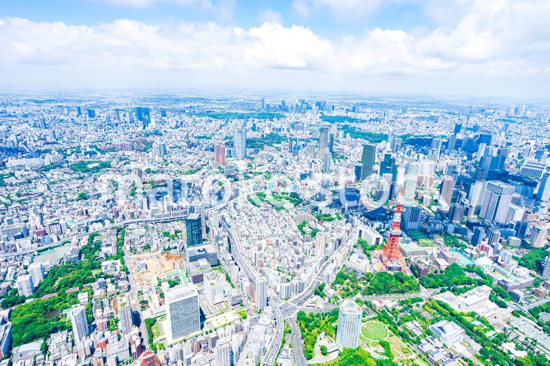 東京タワー・空撮写真