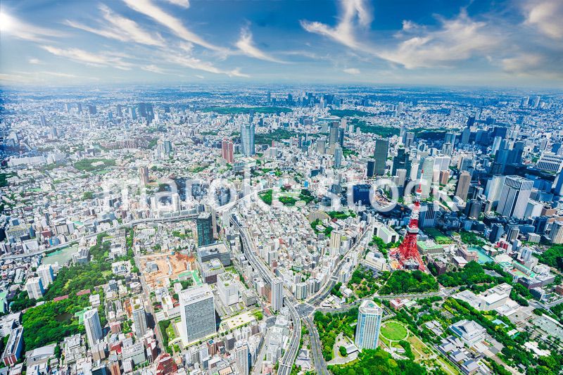 東京 都心部空撮写真