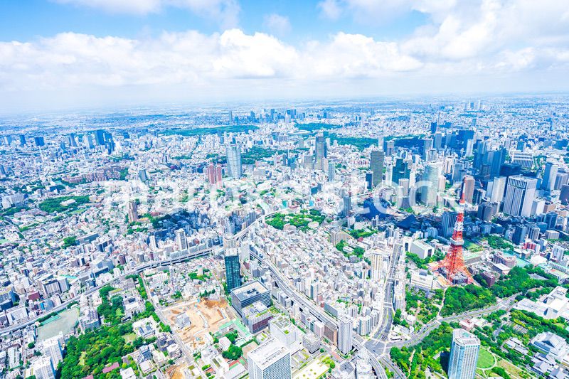 東京タワー・空撮写真