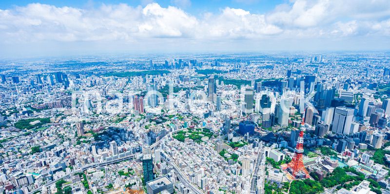 東京 都心部空撮写真