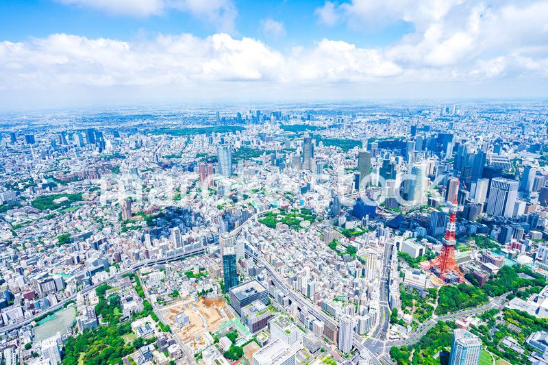 東京タワー・空撮写真