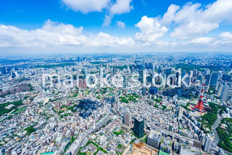 東京 都心部空撮写真