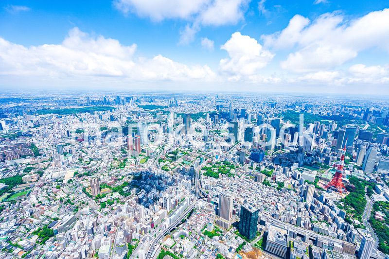 東京タワー・空撮写真