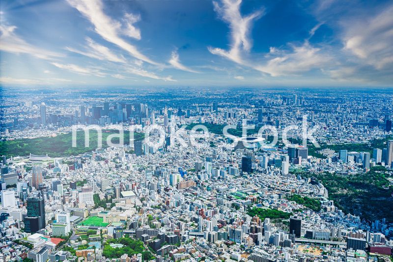 東京 都心部空撮写真