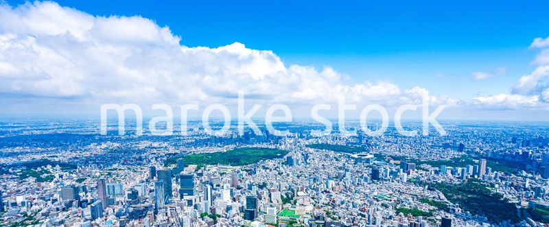 渋谷・青山・六本木・空撮写真
