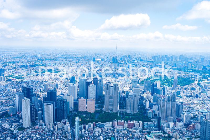 新宿・空撮写真