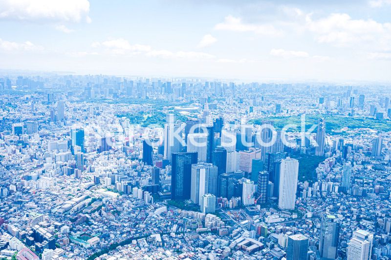 新宿・空撮写真