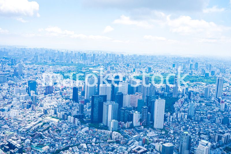 新宿・空撮写真
