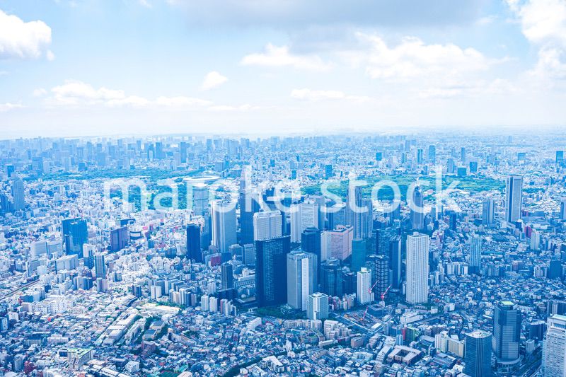 新宿・空撮写真