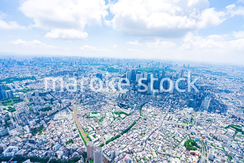 新宿・空撮写真