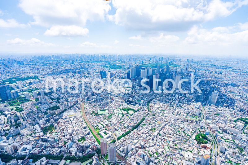 新宿・空撮写真