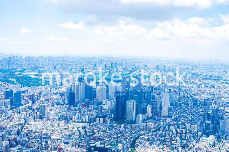 新宿・空撮写真