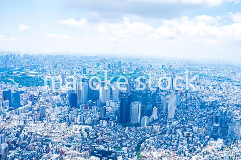 新宿・空撮写真