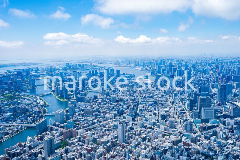 東京 都心部空撮写真