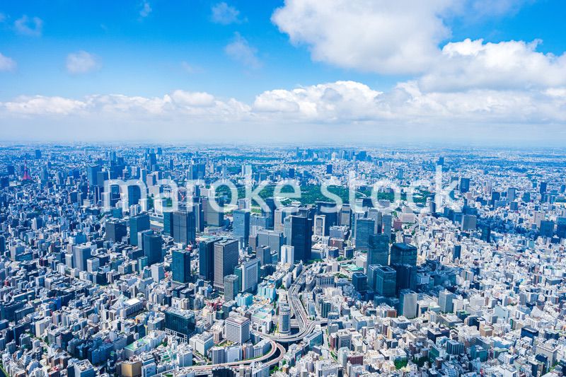 東京 都心部空撮写真