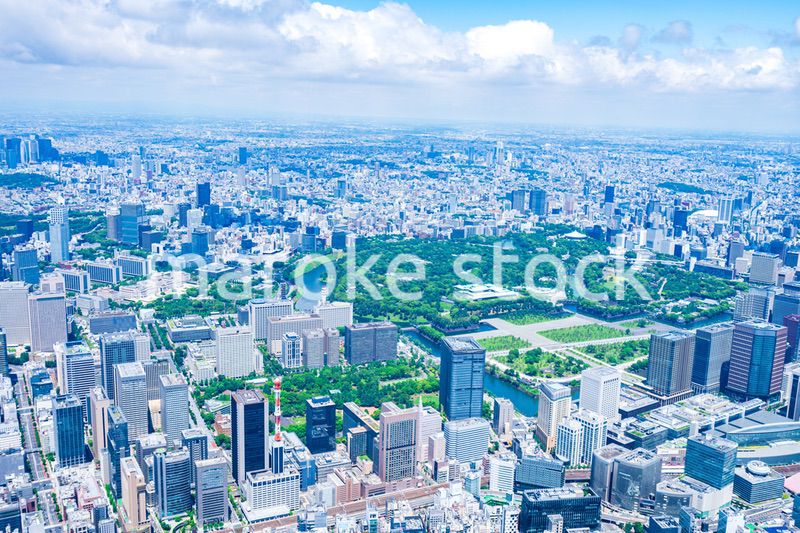 丸の内・空撮写真