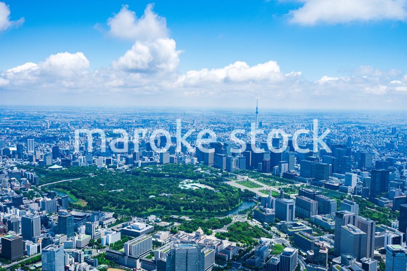 東京 都心部空撮写真