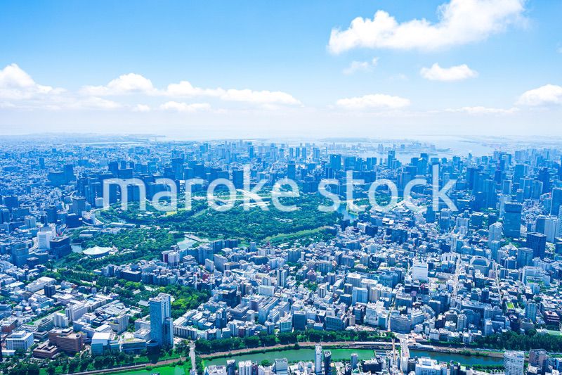 皇居空撮写真