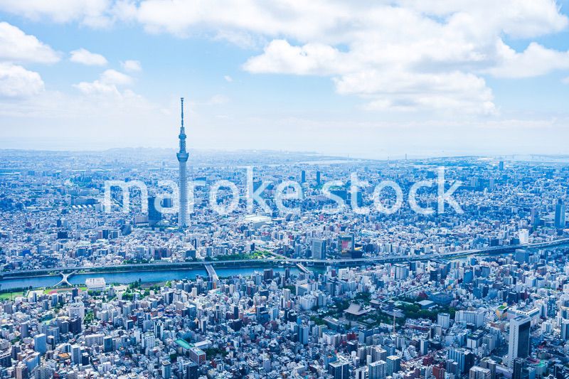東京 都心部空撮写真