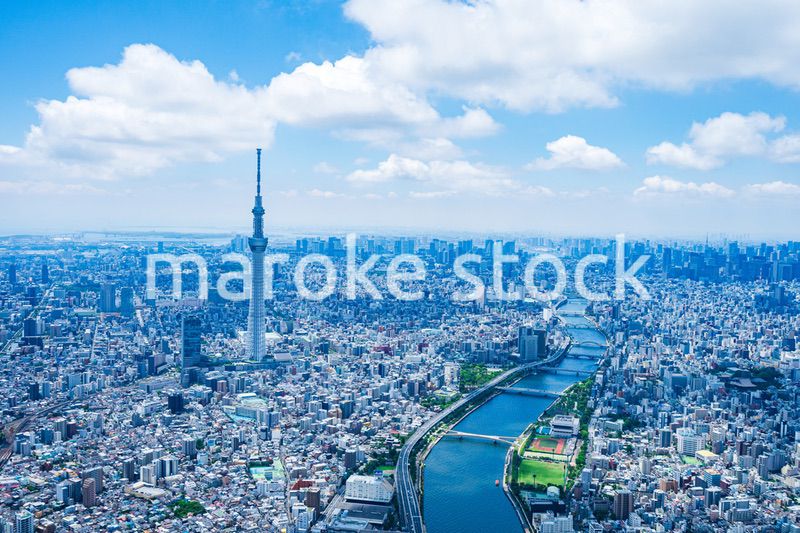 東京 都心部空撮写真